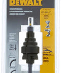 Impact Ready Conduit Reamer For Quarter Inch Hex Shank Impact Drivers Drilling Holes From One Eighth To One Half Inch In Metal Wood Or Plastic One Piece Ground Design Delivers Up To Five Times More Durability Web Taper Increases Rigidity DeWalt DWA2600IR in packaging