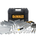 Durable 247-Piece Mechanic Tool Set With One Quarter, Three Eighths, And One Half Inch Drives, SAE Sockets, Ratchets, Hex Keys, And Wrenches