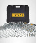 Pro Grade 192 Piece Mechanics Tool Set With One Quarter Inch, Three Eighths Inch, And One Half Inch Drive Sockets, SAE And Metric Wrenches