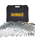 Pro Grade 192 Piece Mechanics Tool Set With One Quarter Inch, Three Eighths Inch, And One Half Inch Drive Sockets, SAE And Metric Wrenches