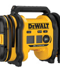 DEWALT Tire Inflator Portable Air Compressor 20V MAX, Car Air Pump with Automatic Shut Off, LED Light, Tool Only (DCC020IB)