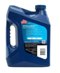 Back view of Dexron VI Mercon LV Full Synthetic ATF, 1 Gallon container for Automatic Transmissions, showing label with features.
