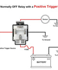 12V 30A Fuse Relay Switch Kit with 4 Pin SPST Relay and Built In 30A Blade Fuse, wiring diagram for automotive upgrades