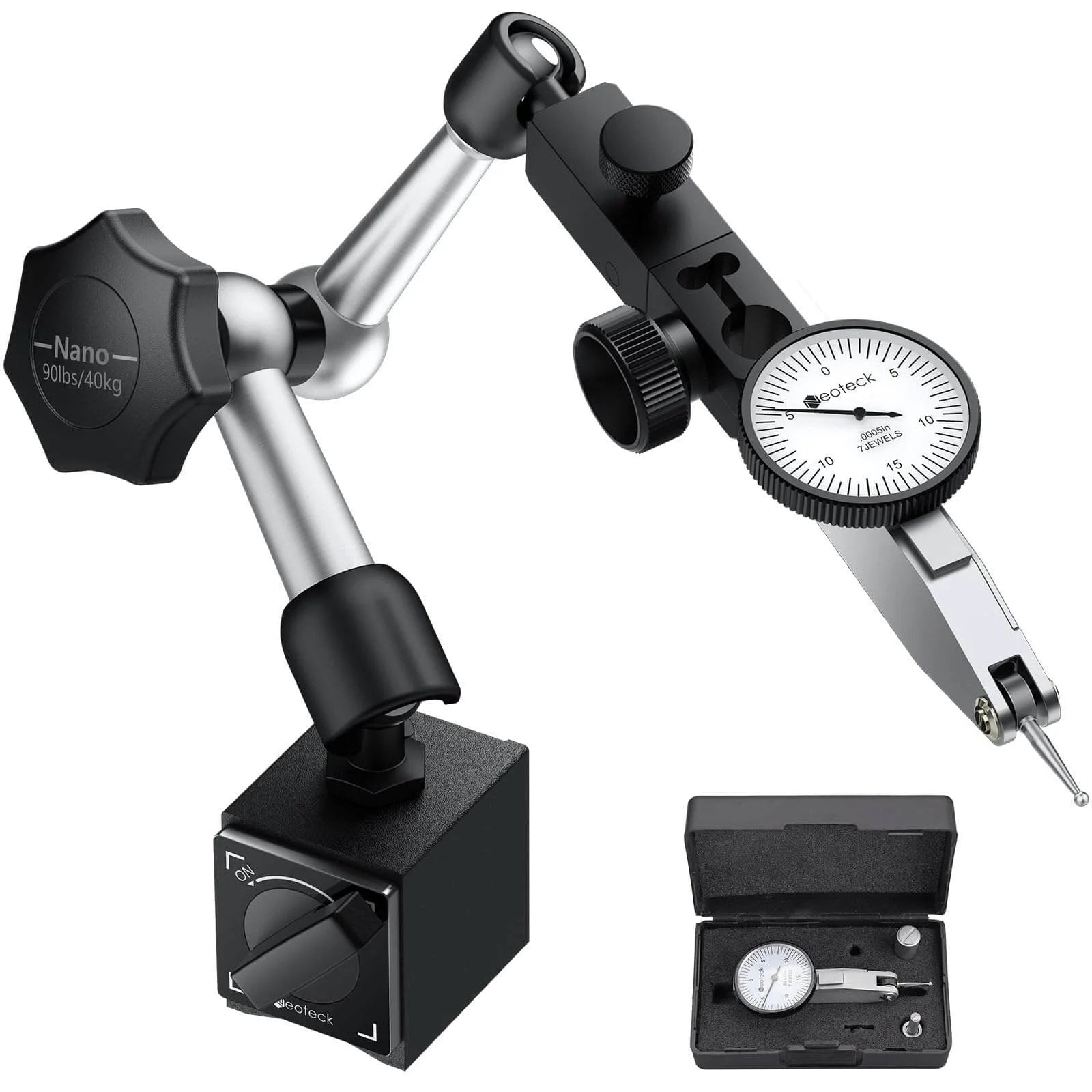 Dial Test Indicator Kit Magnetic Base Stand Set