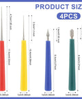 Diamond Tipped Bead Reamer Set Four Piece For Jewelry Making Pro Bead Reamer Tools Hole Enlarger size comparison chart