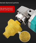Close-up of Step Drill Bit Set 20 35 50mm 3 Pack Pro Grade Cone Drill Bits for Metal Wood Concrete with diamond particles