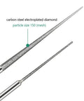 Two Pack 3mm Shank Mini Drill Bit With Diamond Point Engraving Needle For Metal Plating And Jewelry Making Diamond Coated Reamer Tool