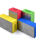 Diamond Hand Polishing Pads Set For Ceramic Tile And Glass 60 120 200 400 Grit in colorful block design