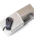 Diamond PCD CBN Round Insert Tool Holder For RNGN0903 RNGN32 Three Eighths Turning Milling Tools Cutter For Surfacing Cylinder Heads And Engine Blocks Left Hand EDGEV Compatible High Rigidity 42CrMo Steel.
