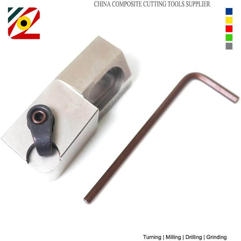 Diamond PCD CBN Round Insert Tool Holder For RNGN0903 RNGN32 Three Eighths Turning Milling Tools Cutter For Surfacing Cylinder Heads And Engine Blocks Left Hand EDGEV Compatible High Rigidity 42CrMo Steel