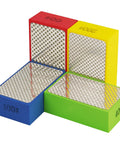 Four diamond polishing pads in red, yellow, blue, and green for wood, tile, glass sanding; 60, 120, 200, 400 grits visible.