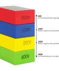 Diamond Polishing Pads 60 120 200 400 Grits For Wood Tile Glass Sanding Blocks stacked with grit details visible