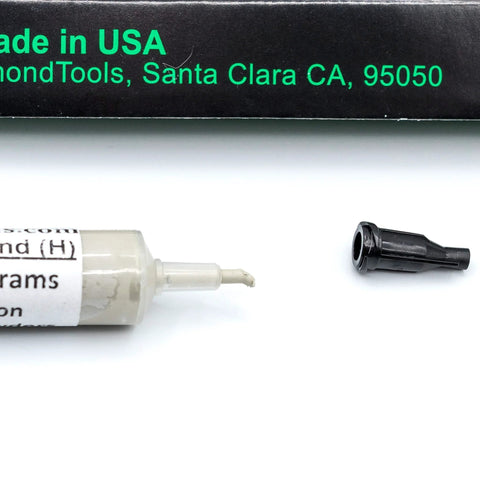 USA made diamond polishing paste with 3000 grit high concentration diamond powder delivers fast smooth polishing for marble glass metal and stone surfaces ideal for jewelry resin and gemstone work oil based and easy to use.
