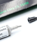 Achieve ultra high gloss on marble glass metal jewelry resin and stone with USA made diamond polishing paste in syringe