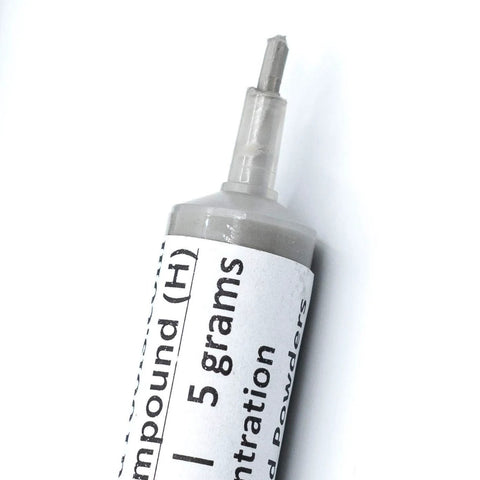 Achieve ultra high gloss on marble glass metal jewelry resin and stone with USA made diamond polishing paste in syringe