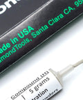 Diamond Polishing Compound Paste 8000 Grit 0-2 Microns tube and packaging, USA made oil based for precise mirror finish