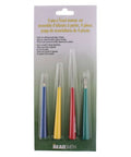 Diamond Tipped Bead Reamer Set For Jewelry Making With Color Coded Plastic Handles A Four Piece Steel Diamond Drill Kit To Enlarge Holes And Smooth Edges The Beadsmith in packaging.
