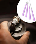 Diamond Tipped Bead Reamer Set For Jewelry Making 4 Piece Bead Hole Enlarger And Burr Remover Kit for crafting projects close-up