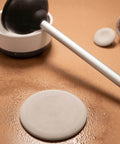 Absorbent Dry Earth Disk Refill for Toilet Brush Holder With Diatomaceous Earth Delivers Instant Dry And Odor Mildew Prevention
