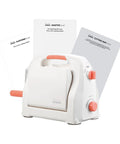 Adjustable Die Cutting And Embossing Machine With Six And One Quarter Inch Feeding Slot For Six Inch Paper And Other Materials Height Adjustment Gear System For Easy Projects By Bira Craft, shown with included accessories.