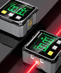 Digital Angle Finder Inclinometer Protractor Tool with 4x90 Degree Range and Large LED Display showing precise angle reading