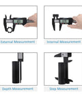 Different views of Digital Caliper 0 To 6 Inches Electronic Measuring Tool With Large LCD Screen Auto Off Inch And Millimeter Conversion