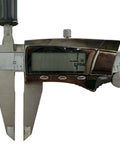 Caliper measurement of hydraulic hose for Quarter Inch Hydraulic Hose Assembly Two Wire Braided With Quarter Inch Male Npt Fittings On Both Ends 4000 Psi Working Pressure Minus Forty To Two Hundred Fifty Seven Fahrenheit Abrasion Resistant Cover Machine Crimped At Both Ends Multiple Lengths