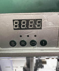 Close-up of control panel on 110V Automatic Lubrication Pump With Pressure Gauge For CNC Machines Lathe Milling Tooling