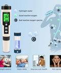 Digital Hydrogen Meter Water Quality Tester With ATC And Data Hold Function Pen Type Meter With LCD Display for diverse uses