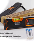 Digital Level 15.7 Inch With LCD Display And Magnetic Base 360 Degree Torpedo Level including carrying case and batteries