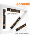 Digital Level 15.7 Inch With LCD Display And Magnetic Base 360 Degree Torpedo Level For Precise Vertical And Horizontal Layout