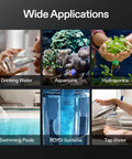 Uses of Digital pH and TDS Meter Kits for drinking water, aquariums, hydroponics, swimming pools, RO/DI systems, and tap water