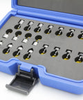 Pro Grade Dimple Die And Riveting Set And Case For Universal Brazier And Countersunk Rivets Made From Heat Treated Steel