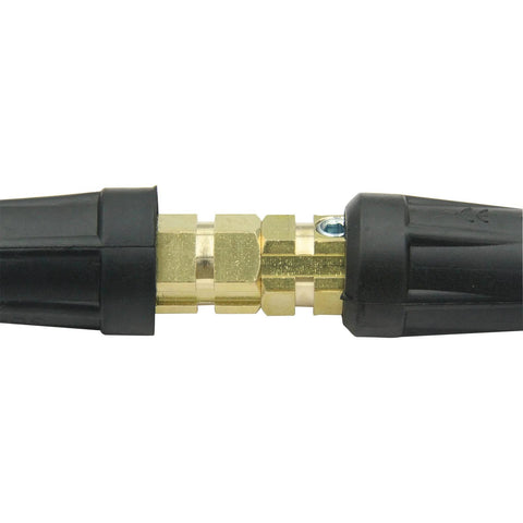 Heavy Duty DINSE Style Welding Cable Quick Connectors Pair for 200 Amp to 300 Amp Compatible with AWG 4 to 1 Wires, copper contacts.