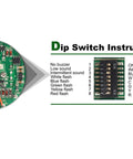Three Level LED Andon Tower Light With Buzzer For The Shop Floor Red Yellow Green Status Signals dip switch instructions