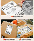 4X6 Direct Thermal Shipping Labels For Rollo Jadens Nelko And DYMO 4XL 220 Per Roll Waterproof And Scratch Resistant