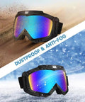 2 Pack Dirt Bike Goggles For Motorcycle ATV Riding Ski Racing Windproof Glasses with dustproof and anti-fog features