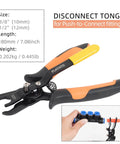 Push To Connect Fittings Disconnect Tool For 3/8 And 1/2 Inch Pneumatic Air Hose Quick Connects, Quick Release Pliers For 10mm And 12mm Lines