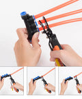 Push To Connect Fittings Disconnect Tool For 3/8 And 1/2 Inch Pneumatic Air Hose Quick Connects, Quick Release Pliers