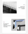 Reinforced shelf and magnetic seal details of Large-Capacity Tableware Disinfection Cabinet, Multi-Functional Storage Double-Layer