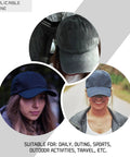 Washed Distressed Baseball Cap For Women With Adjustable Strap Comfortable Fit And Versatile Style In Light Grey