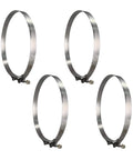 Genuine Dixon 10 Inch T Bolt Clamp Pack Of Four STBC1000 Stainless Steel Hose Clamps For 10 Inch Hoses Heavy Duty