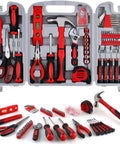 All Purpose 156 Piece Home Tool Kit In Foldable Toolbox For Everyday DIY And General Repairs Unisex Hand Tools Set