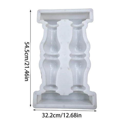 Do It Yourself Concrete Fence Mold For Balcony Garden And Pool Railings Dope Durable Plaster Casting Tool For Guardrails Home Decor