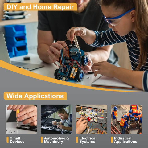 500 Pcs Stainless Steel Nut and Bolt Assortment Kit with M2 M2.5 M3 M4 M5 Metric Machine Screws for DIY and home repair projects.