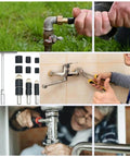 DIY Pipe Leak Repair Kit for Copper and PVC Pipes, featuring reusable water stopper pins and stainless steel water stop needle