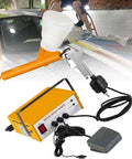 Five Stage Powder Coating System Kit With Foot Switch Portable Manual Spray Gun for large surface coatings on equipment.