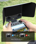 Sun Hood Cover For DJI RC 2 Controller And Joysticks Protector For DJI Mini 4 Pro And Air 3 3in1 Screen Protection Accessory