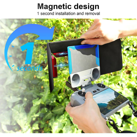 Sun Hood Cover For DJI RC 2 Controller And Joysticks Protector For DJI Mini 4 Pro And Air 3 3in1 Screen Protection Accessory