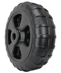 Heavy-Duty Plastic Roll-In Dock and Boat Lift Wheel, 24 Inch Diameter, Black, 800 Lb Capacity Per Wheel, Maintenance-Free